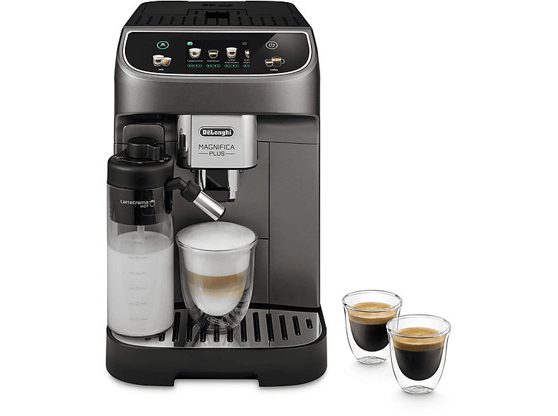 De'Longhi ECAM320.70.TB magnifica PLUS Kaffeevollautomat (Titan, 13 Stufen-Mahlwerk, 15 bar)