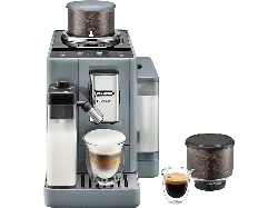 De'Longhi Exam440.55.G Rivelia Kaffeevollautomat (Pepple Grey, Stahlmahlwerk, 19 bar, externer Milchbehälter)