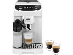 De'Longhi ECAM 320.60 W Magnifica Plus Kaffeevollautomat (Weiß, 13-Stufiges Mahlwerk, 15 bar)