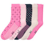 Ernsting's family 5 Paar Mädchen Socken mit Muster-Mix - bis 28.04.2024