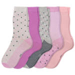 Ernsting's family 5 Paar Mädchen Socken mit Muster-Mix - bis 28.04.2024