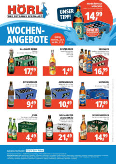 OFFERS - Getränke Hörl: Wochen-Angebote! gültig ab dem 24.04.2024