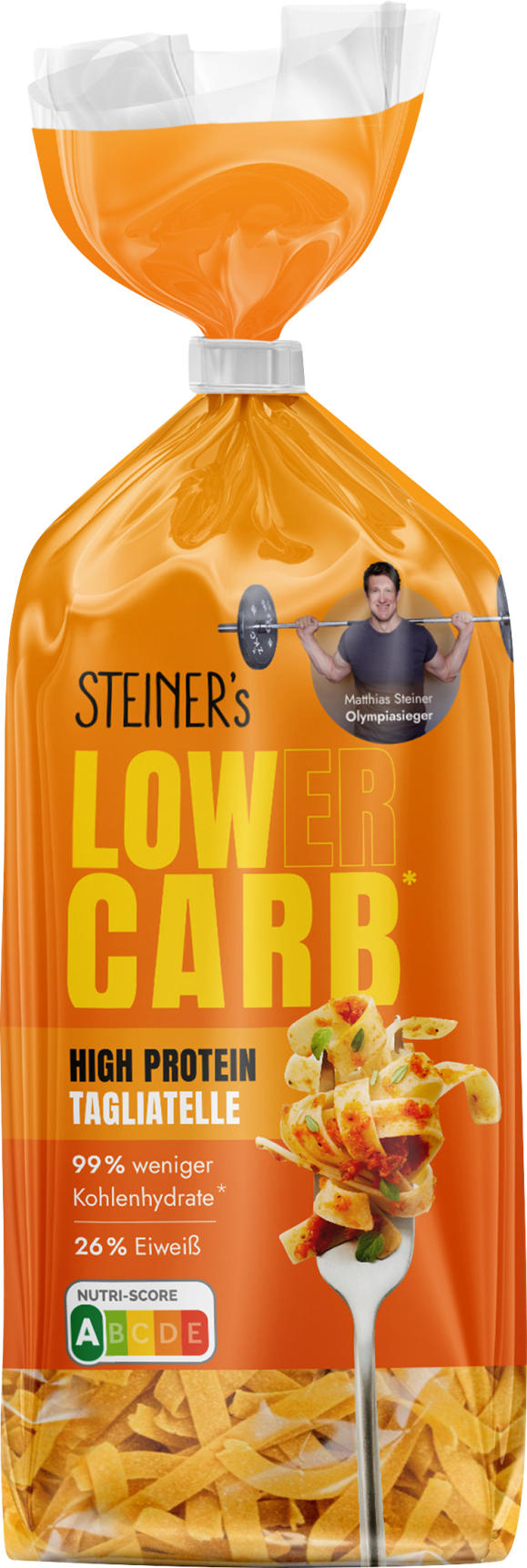 Steiner‘s Nudeln, LOWer Carb High Protein Tagliatelle