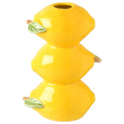 Vase im Zitronen-Design