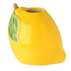 Kleine Vase im Zitronen-Design