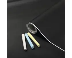 d-c-fix® Klebefolie Tafelfolie schwarz 45x200 cm mit 3 Kreiden