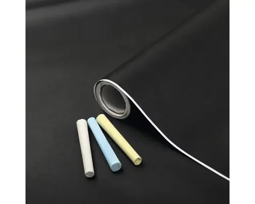 d-c-fix® Klebefolie Tafelfolie schwarz 45x200 cm mit 3 Kreiden