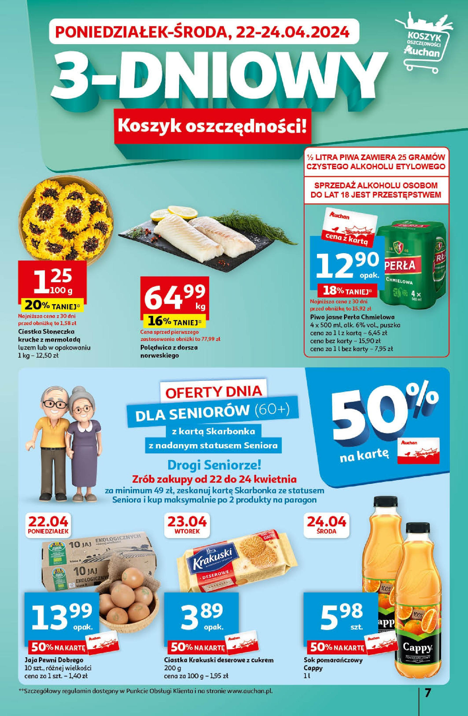 Auchan Gazetka - Mamy wiosnę Ale jazda! Hipermarket nowa - 18.04.2024 | Strona: 7