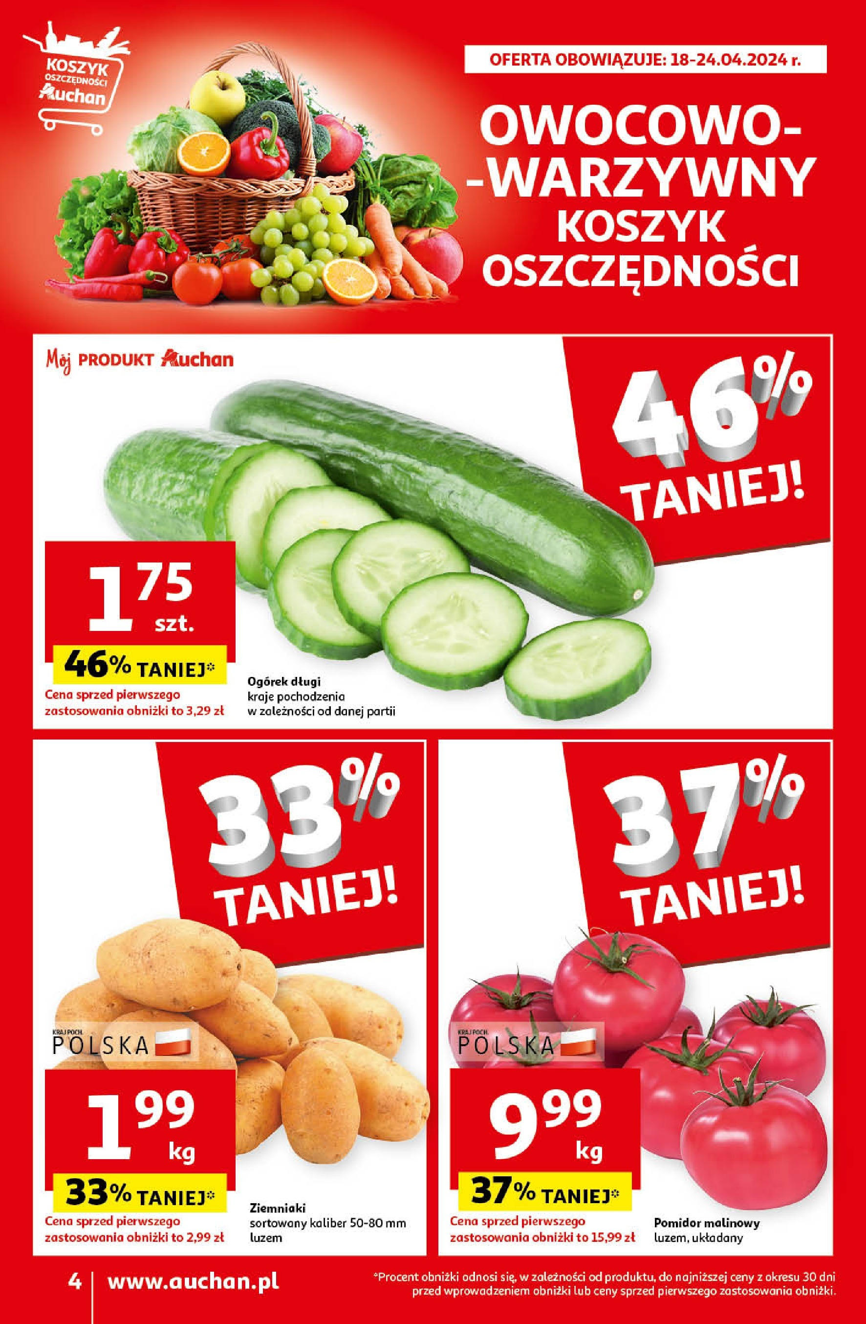 Auchan Gazetka - Oferty tygodnia nowa - 18.04.2024 | Strona: 4