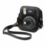 Pfister Kamera-Tasche INSTAX, Textilleder, schwarzgrau