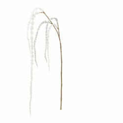 Branche décorative RAINBOW, matière synthétique, blanc