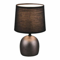 Lampe de table MALU, matériau composite, noir