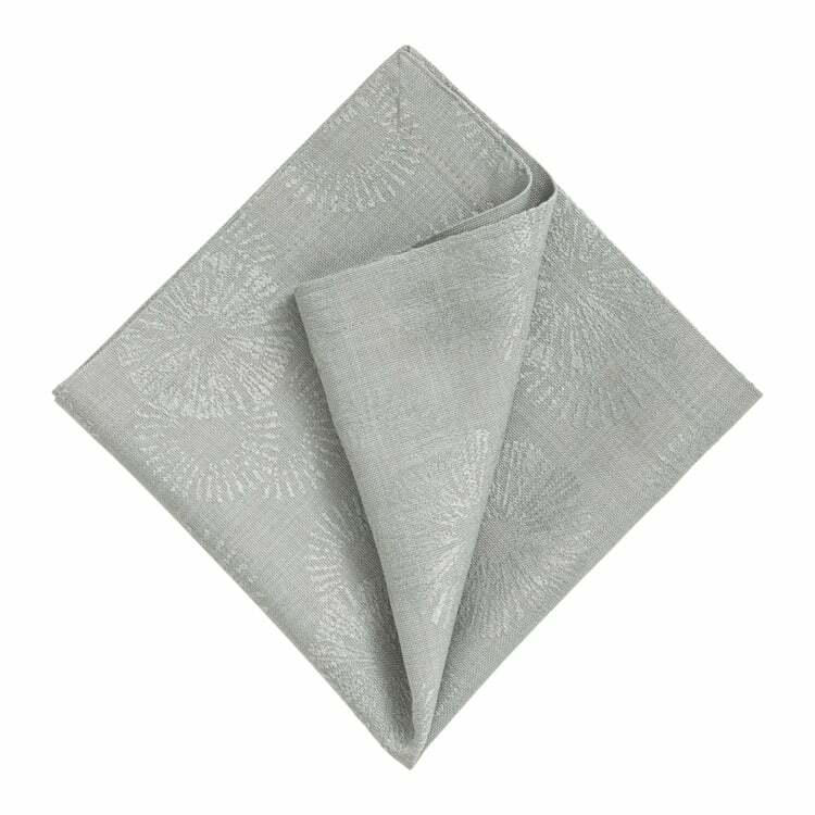 Serviette AURORA, polyester, gris