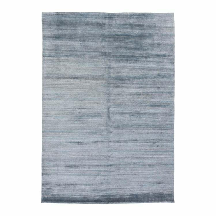 Moderne Orientteppiche Shira, Schurwolle/Viskose/, blau