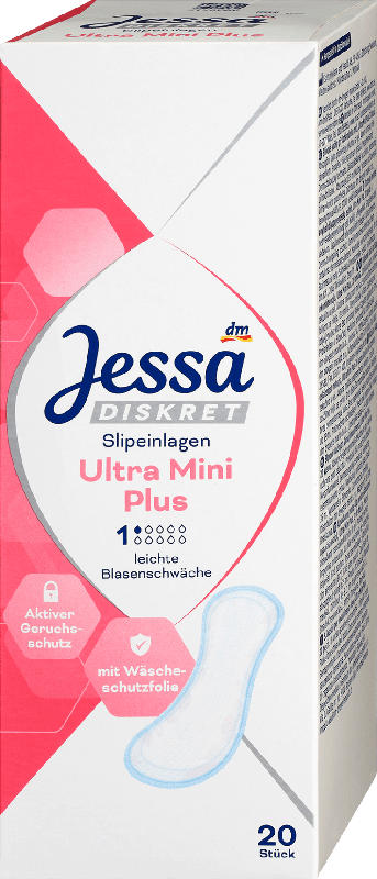 Jessa Diskret Slipeinlagen Ultra Mini Plus