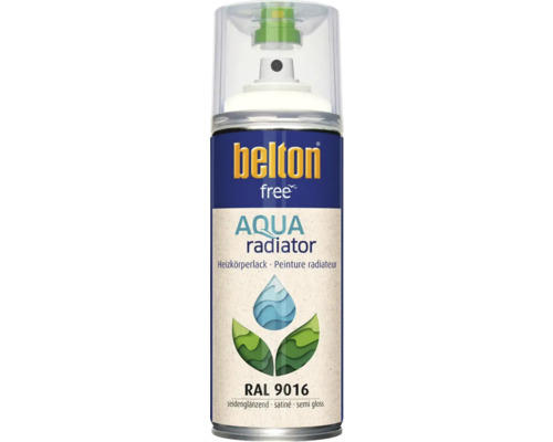 Belton Free PU Sprühlack Ral 9016 verkehrsweiß glänzend 400 ml