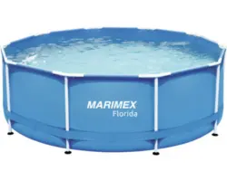 Aufstellpool Framepool Marimex Florida rund Ø 305x91 cm ohne Zubehör blau