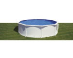 Hornbach Aufstellpool Stahlwandpool-Set Planet Pool Vision-Pool Classic rund Ø 460x120 cm inkl. Kartuschenfilteranlage & Leiter weiß