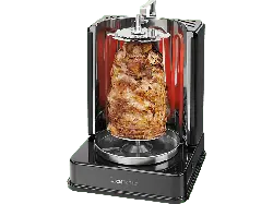 Clatronic DVG 3686 Dönergrill, Schwarz (1400 Watt)
