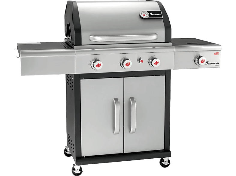 LANDMANN 03461 Gasgrill, Silber