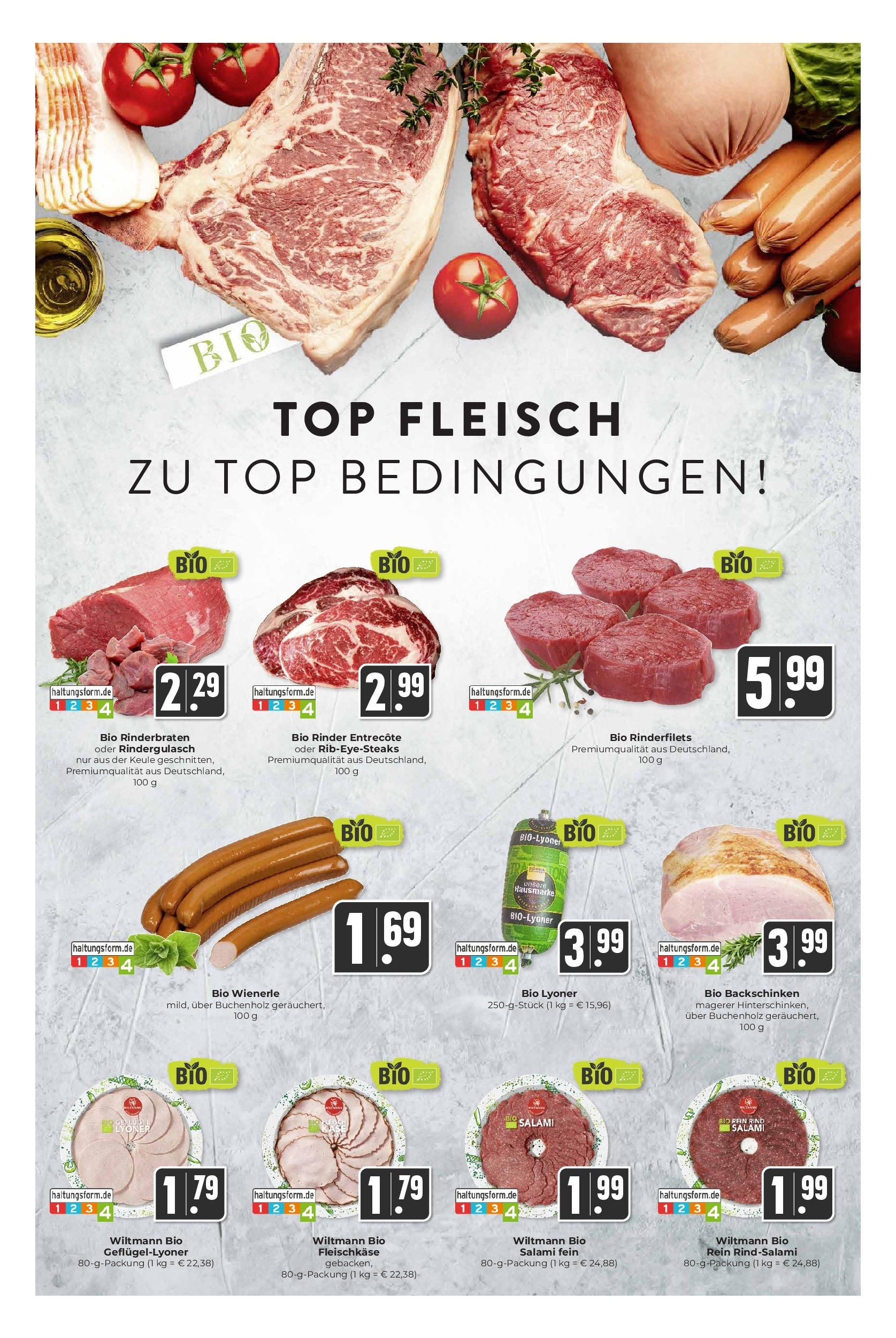 OFFERS - Hieber's Frischecenter: Meine Woche (ab 21.04.2024) zum Blättern | Seite: 4 | Produkte: Top, Salami