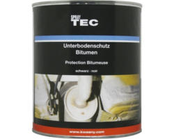 SprayTec Unterbodenschutz Bitumen Streichlack schwarz 2500 g