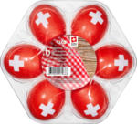 Schweizer Picknick-Eier, aus Freilandhaltung, gekocht und gefärbt, 6 x 53 g+