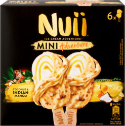 Gelato Mini Adventure Nuii, Coconut & Indian Mango, 6 x 55 ml