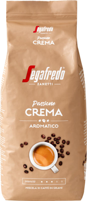 Caffè Passione Crema Segafredo, en grains, 1 kg