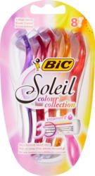 Rasoir à 3 lames pour femmes Soleil Colour Collection BIC, 8 pièces