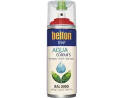 Belton Free PU Sprühlack Ral 3000 feuerrot glänzend 400 ml