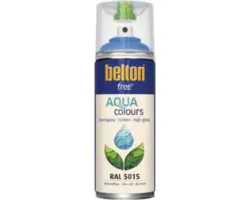 Belton Free PU Sprühlack Ral 5015 himmelblau glänzend 400 ml