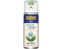 Belton Free PU Sprühlack Ral 9010 reinweiss matt 400 ml