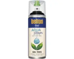 Belton Free PU Sprühlack Ral 9005 tiefschwarz matt 400 ml