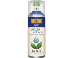 Belton Free PU Sprühlack Ral 5010 enzianblau glänzend 400 ml