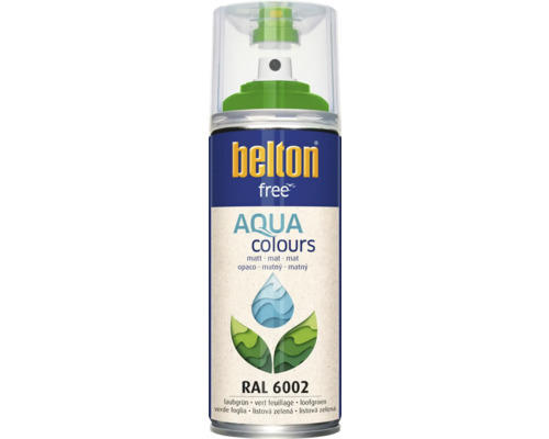 Belton Free PU Sprühlack Ral 6002 laubgrün matt 400 ml