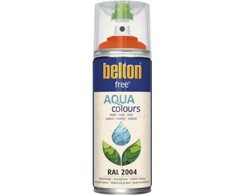 Belton Free PU Sprühlack Ral 2004 reinorange matt 400 ml