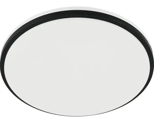 LED Deckenleuchte Eglo 20W HxØ 65x340 mm schwarz/weiß (75438)
