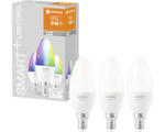 Hornbach LED-Lampe Ledvance SMART B40 E14 / 5 W ( 40 W ) rgbw 3 Stück