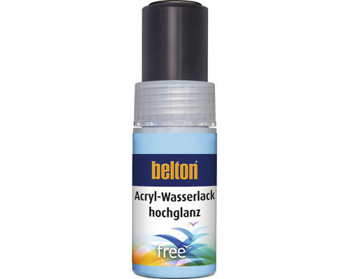 belton free Lackstift hochglänzend RAL 9005 tiefschwarz 9 ml