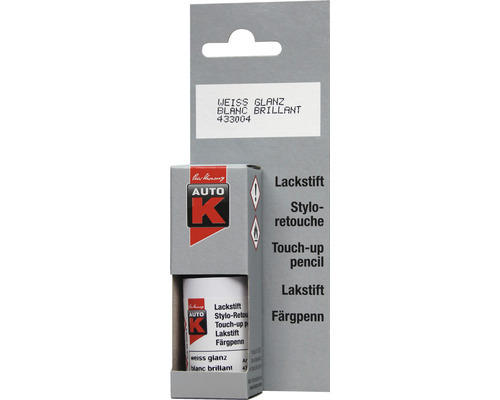 Auto-K Lackstift universal Glanz weiß 9 ml