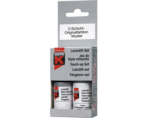 Auto-K Lackstift Renault Bleu Orage 2x 9 ml