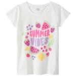 Ernsting's family Mädchen T-Shirt mit Neon-Print (Nur online) - bis 21.04.2024