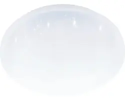 LED Deckenleuchte Eglo 15,6 W 1-flammig IP 44 weiß (75579)