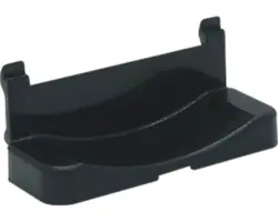 Schraubabdeck-Kappe Welle 30 mm schwarz