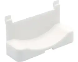 Schraubabdeck-Kappe Welle 30 mm weiss