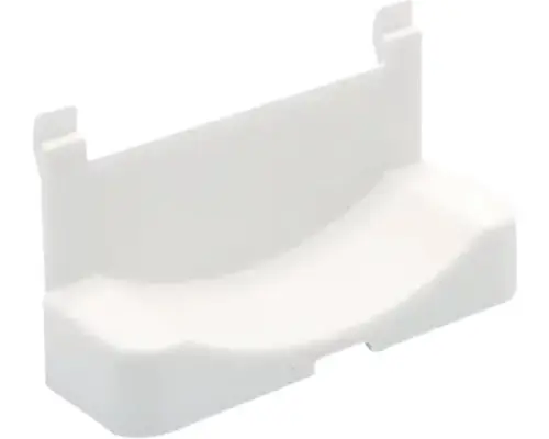 Schraubabdeck-Kappe Welle 30 mm weiss