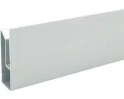 Seitenführungprofil Nischenmontage schwarz