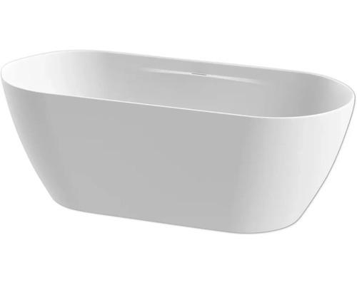 Freistehende Badewanne Jungborn Two 170x75x60 cm weiß glänzend