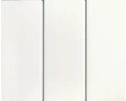 Außenpaneel Kunststoff Line 2000 uni weiß 8x375x2600 mm